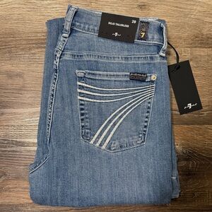 NWT 7 For All Mankind Tailorless Dojo Jeans 7FAMK